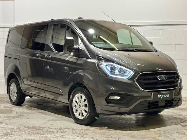 Ford Transit Custom 2.0 EcoBlue 130ps Low Roof D/Cab Limited Van Auto Panel Van Diesel GREY
