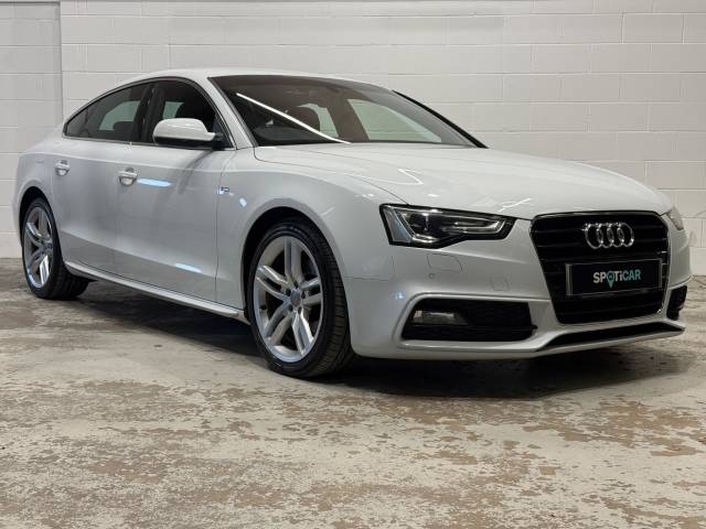 Audi A5 2.0 TDI 190 S Line 5dr Multitronic [Nav] [5 Seat] Hatchback Diesel WHITE