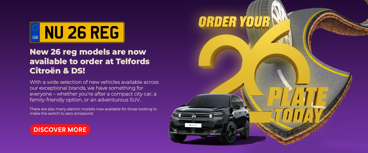 Order Your New 26 Reg | Citroen & DS